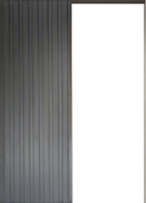 Porta scorrevole Athena Style Atelier En Enrobe Gris Clair Larghezza 83 + sistema