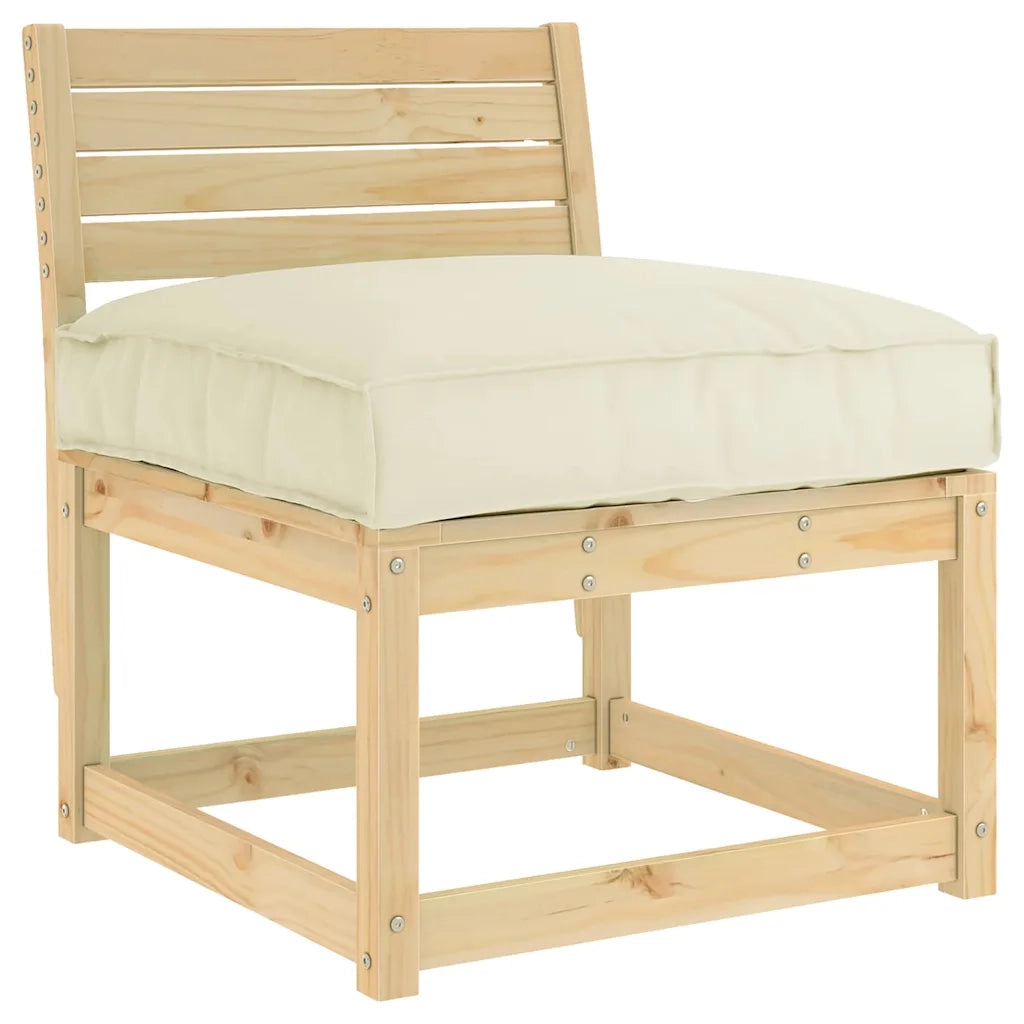 Cuscino Crema 80 x 80 x 12 cm Tessuto Oxford 42001510