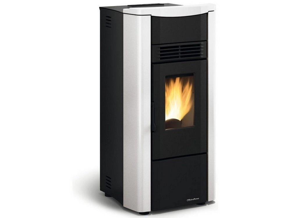 1pz extraflame stufa a pellet giusy evo 2.0 col. bianco cod:ferx.vit50569