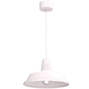 Lampada sospesa Class 1xE27 beige geometrica Luminex