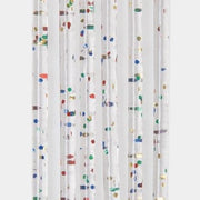 TENDINA PRONTA LUXOR 144 FILI  PVC LISCIO MULTICOLOR GLITTERATO CM 120 H.CM 240