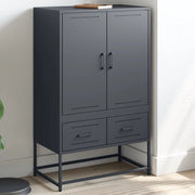 Credenza Antracite 68x39x111,5 cm Acciaio 846610