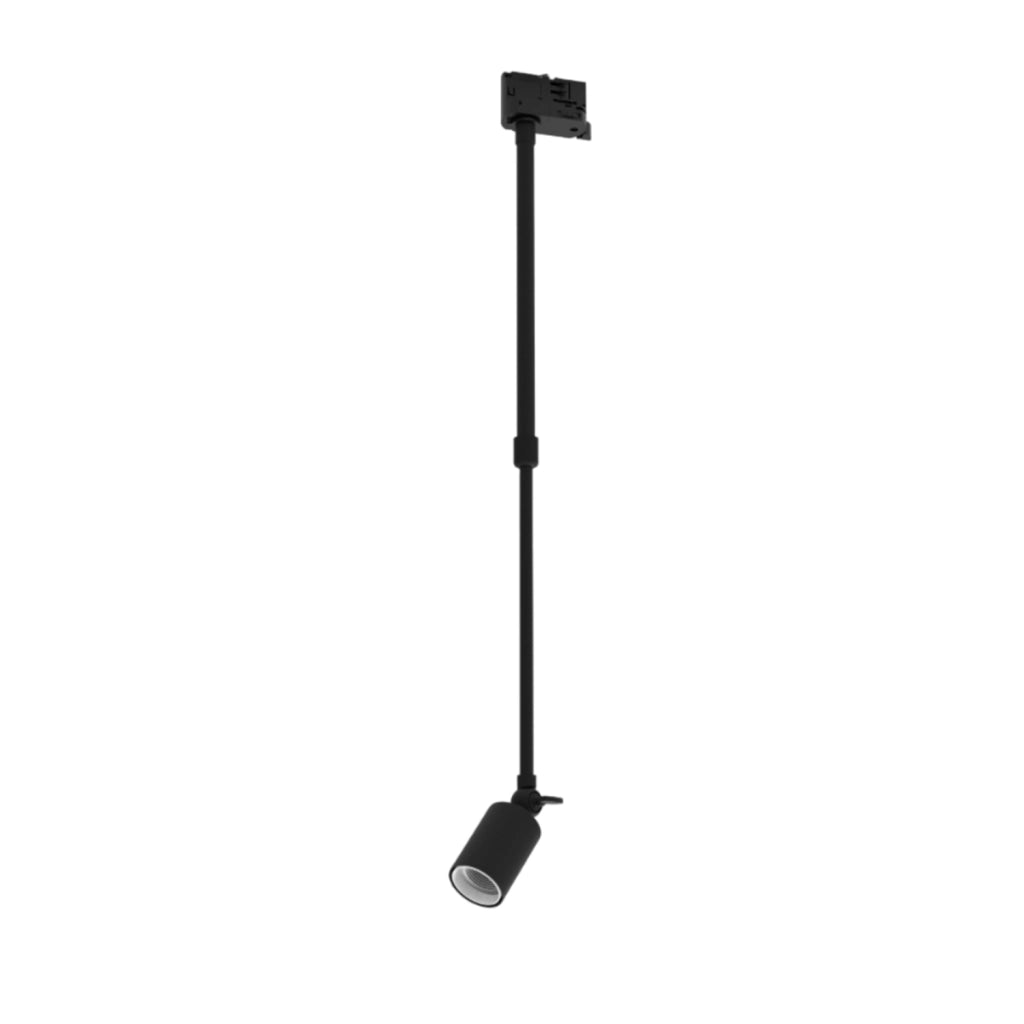 Connettore Binario Plafoniera Nero E27