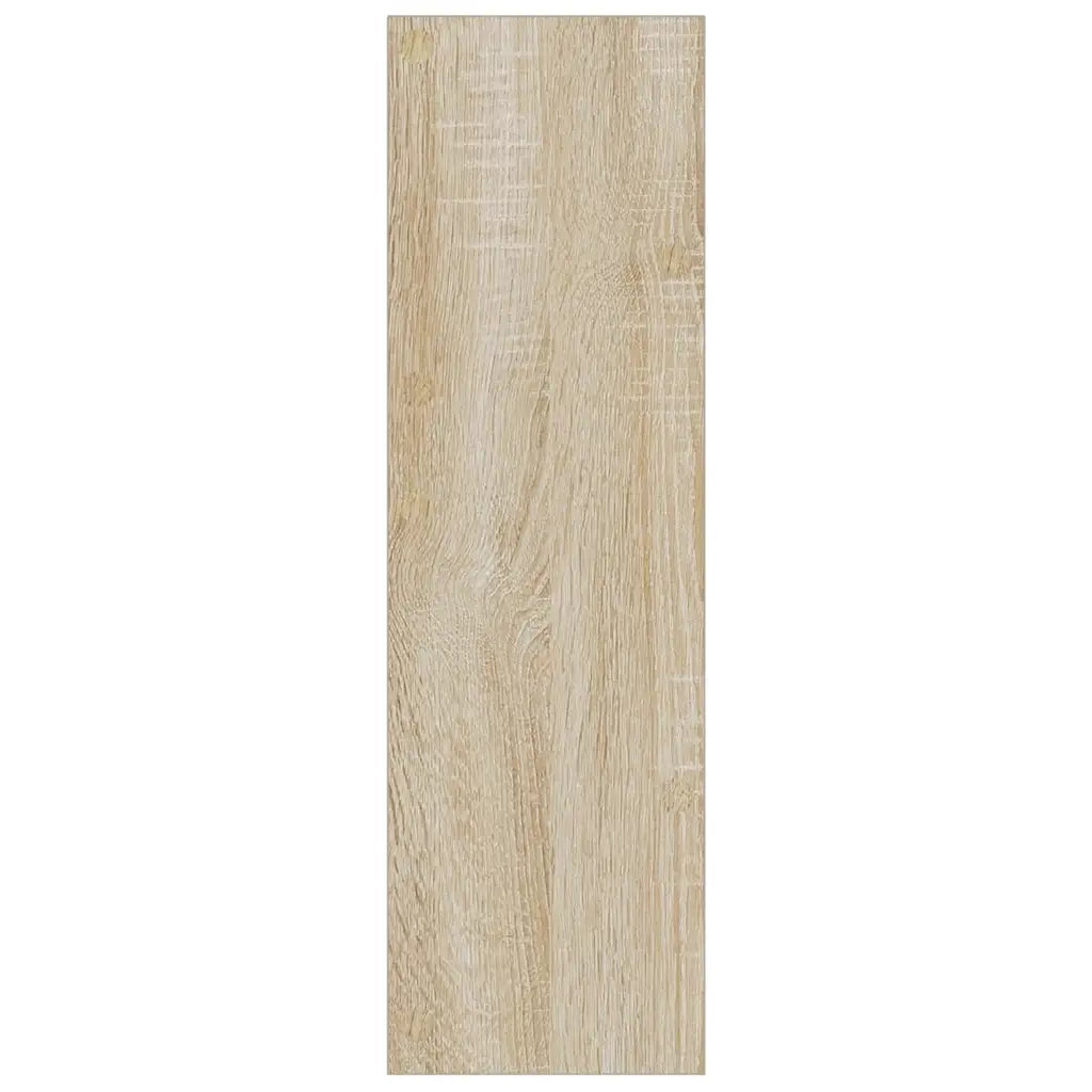 Scarpiera a Muro-Scaffale da Parete per Scarpe Rovere Sonoma 80x18x60 cm in Legno Multistrato