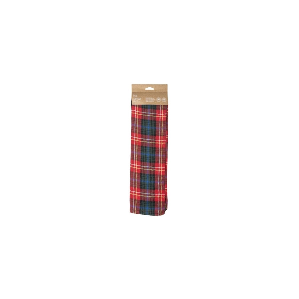 Runner da tavola in cotone/poliestere con fantasia tartan cm 40×140