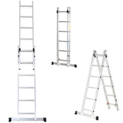 Scala multifunzione in alluminio 2,5 m ¨C zephmum ¨C Argento 150 kg