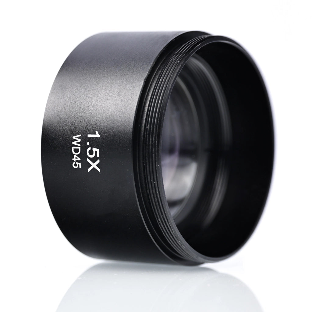 Lente per Microscopio Stereoscopico 1,5x – Alta Qualità, Distanza di Lavoro 45mm | Filettatura 48mm