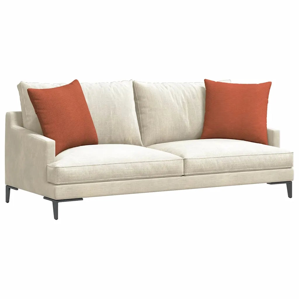 Cuscini da Divano 2 pcs Rosso Arancio 50 x 50 cm 42013996