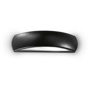 Lampada Da Parete Giove Ap1 Nero Ideal-Lux