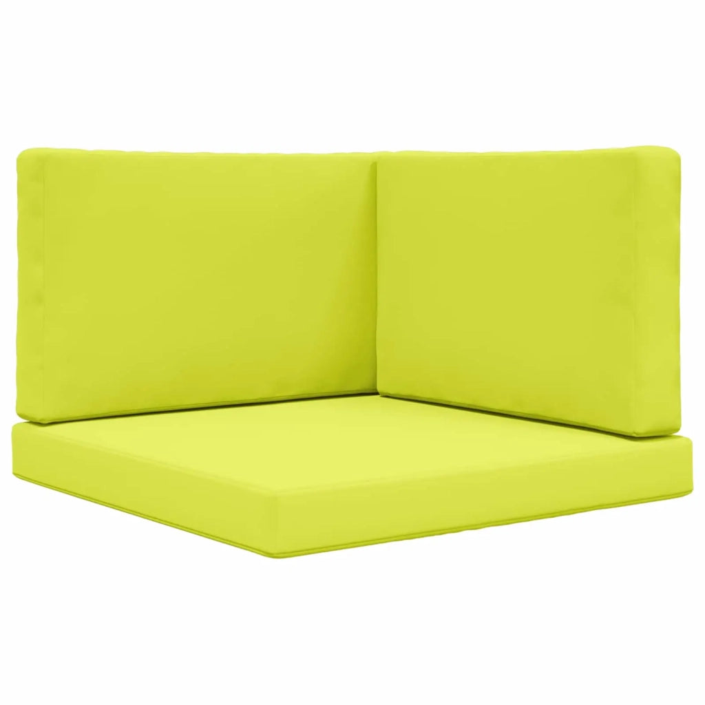 Cuscino per divano da esterno 3 pcs Verde Poliestere 900868