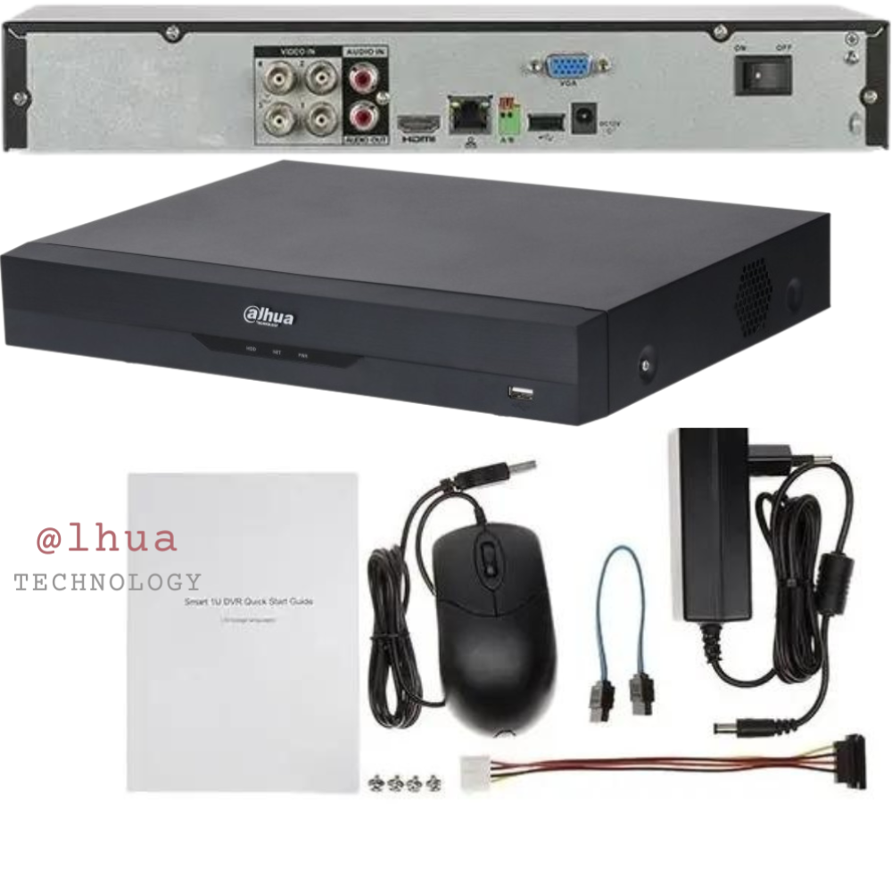 Dvr digitale pentabrid 4k per telecamere hd-cvi/tvi/ahd tecnologia dahua