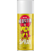 Colla Spray Neostik Trasparente Multiuso Permanente Per Tessuto Cielo Auto, Resistente alle Alte Temperature, Bomboletta spray ALTA QUALITA' 400ML
