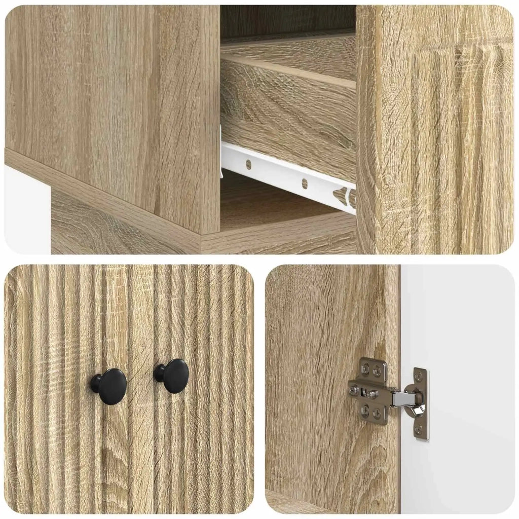 Credenza Rovere Sonoma 66 x 34,5 x 95 cm Legno ingegnerizzato
