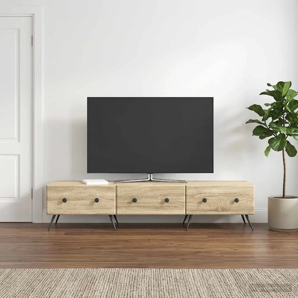 Mobile TV Rovere Sonoma 147 x 34,5 x 30 cm Legno ingegnerizzato 895627