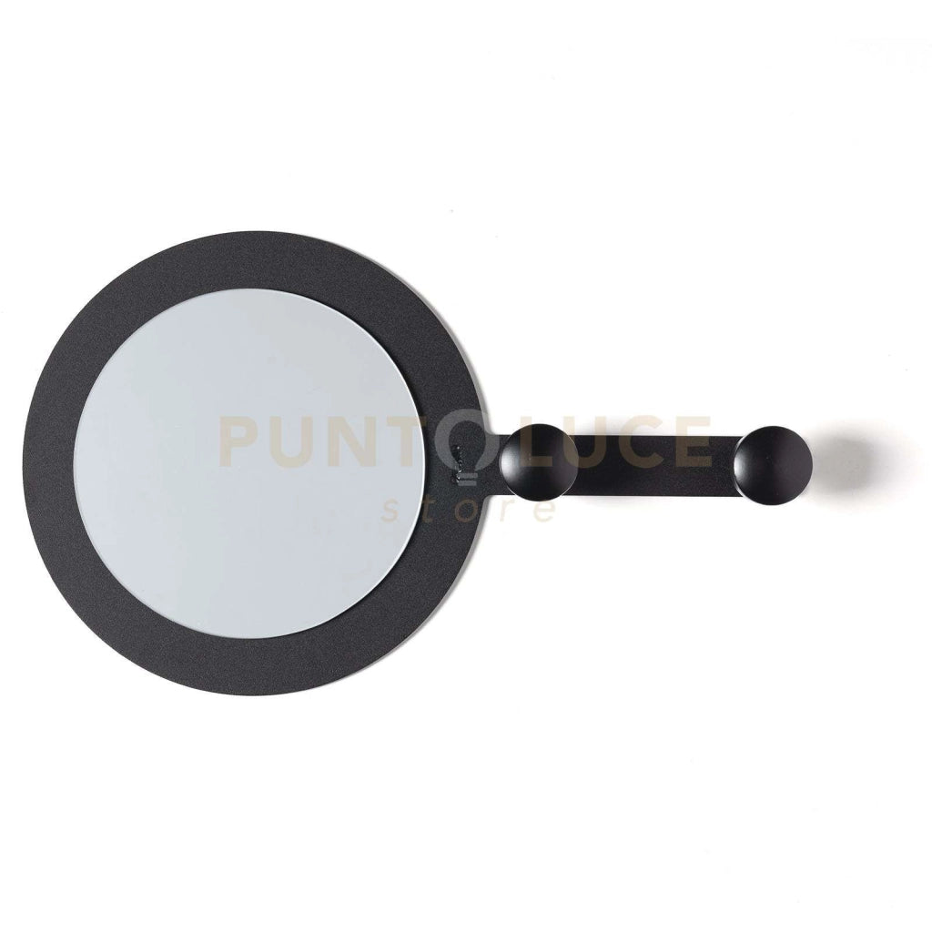Specchio moderno da parete Riflesso & Appeso Nero