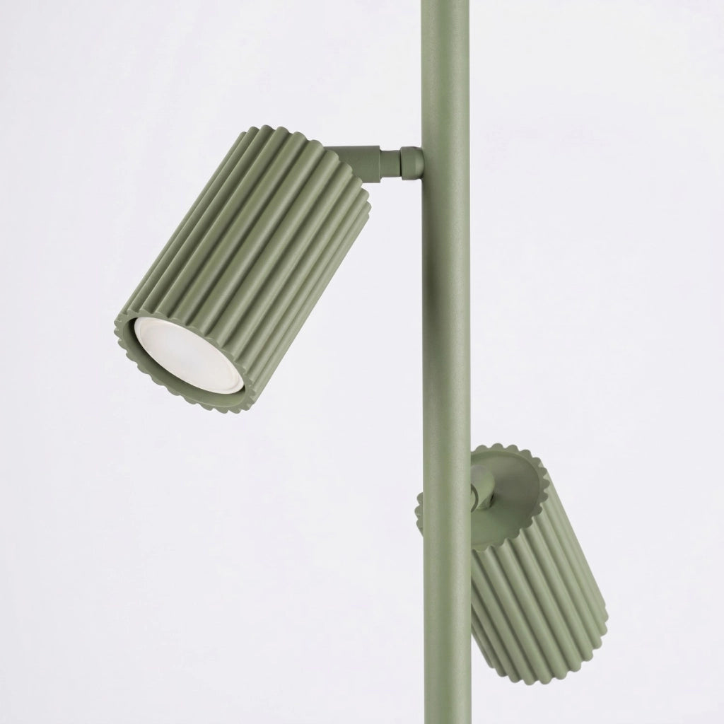 Lampada da terra KARBON 3 verde oliva