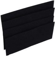 Filtro a Sostituzione a Carbonattivo 4 Pezzi - Filtro a Carbonattivo Attivo - Universale - 24,3 x 10,5 cm - Adatto per Modelli di Purificatore d'Aria - Filtro dell'Aria