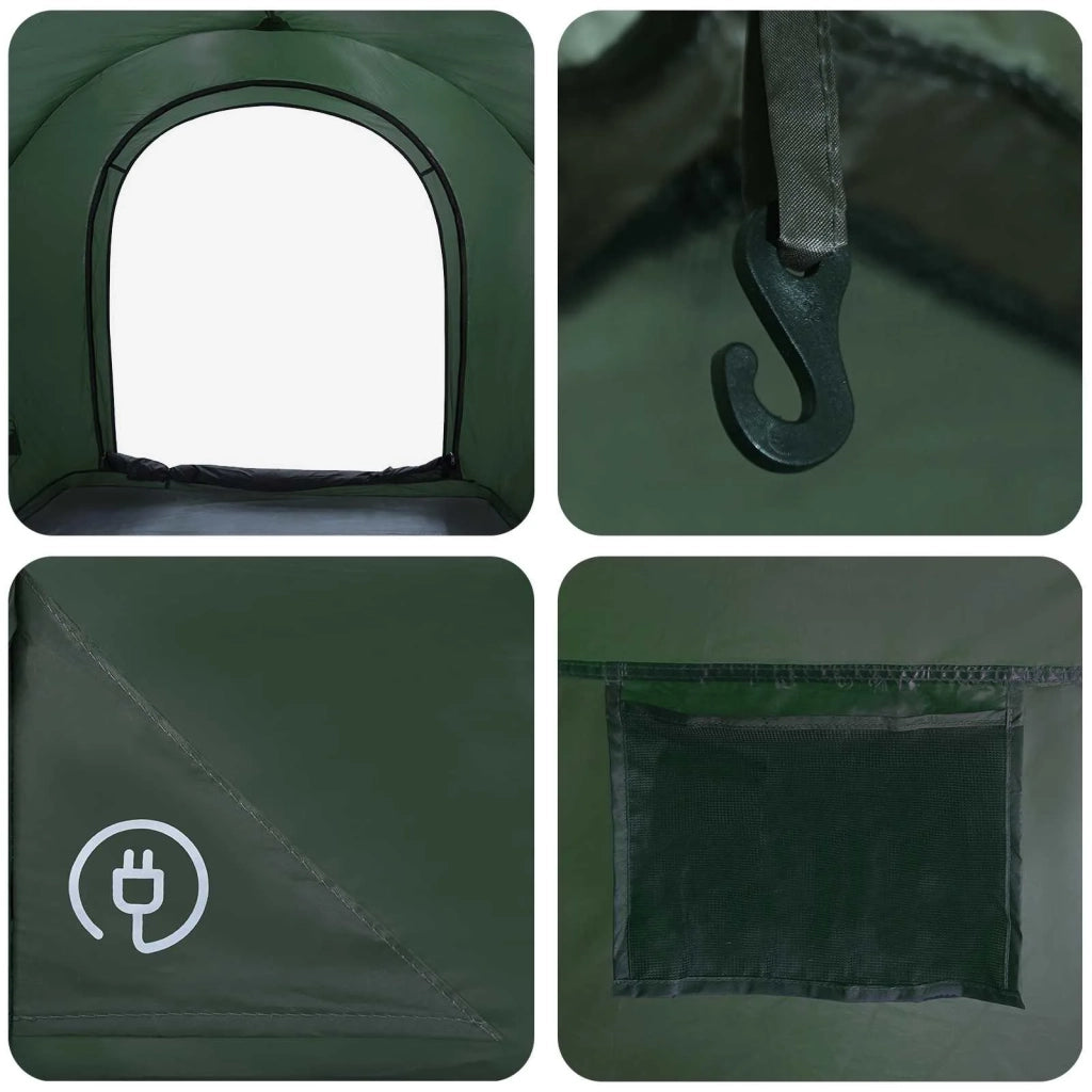 Tenda da auto con tetto Verde militare 200 x 170 x 170 cm 42028542