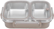 Borsa Thermica per Cibo 1,2L - Acciaio Inossidabile - Imbottita - Portatile - 2 Compartimenti - Per Cibi Caldi