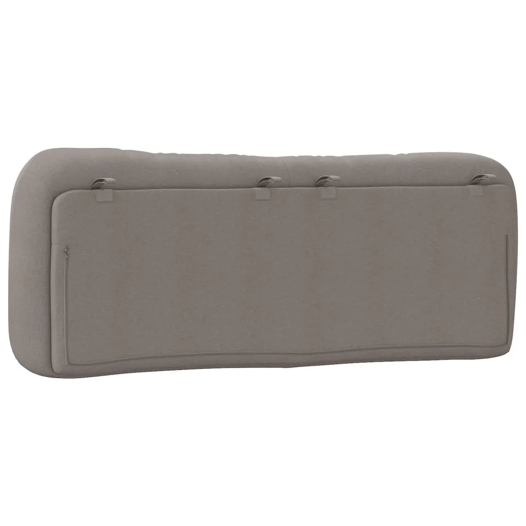 Cuscino Testiera Hvar Tortora 140 cm in Tessuto CFW9509187