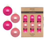 CONFEZIONE 12 PALLE VT ROSA CANDY SHOP D 8 CM