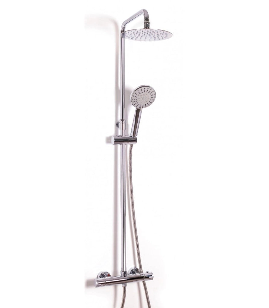 Colonna Doccia Termostatica Soffione Diametro 20 Cm - Accadueo