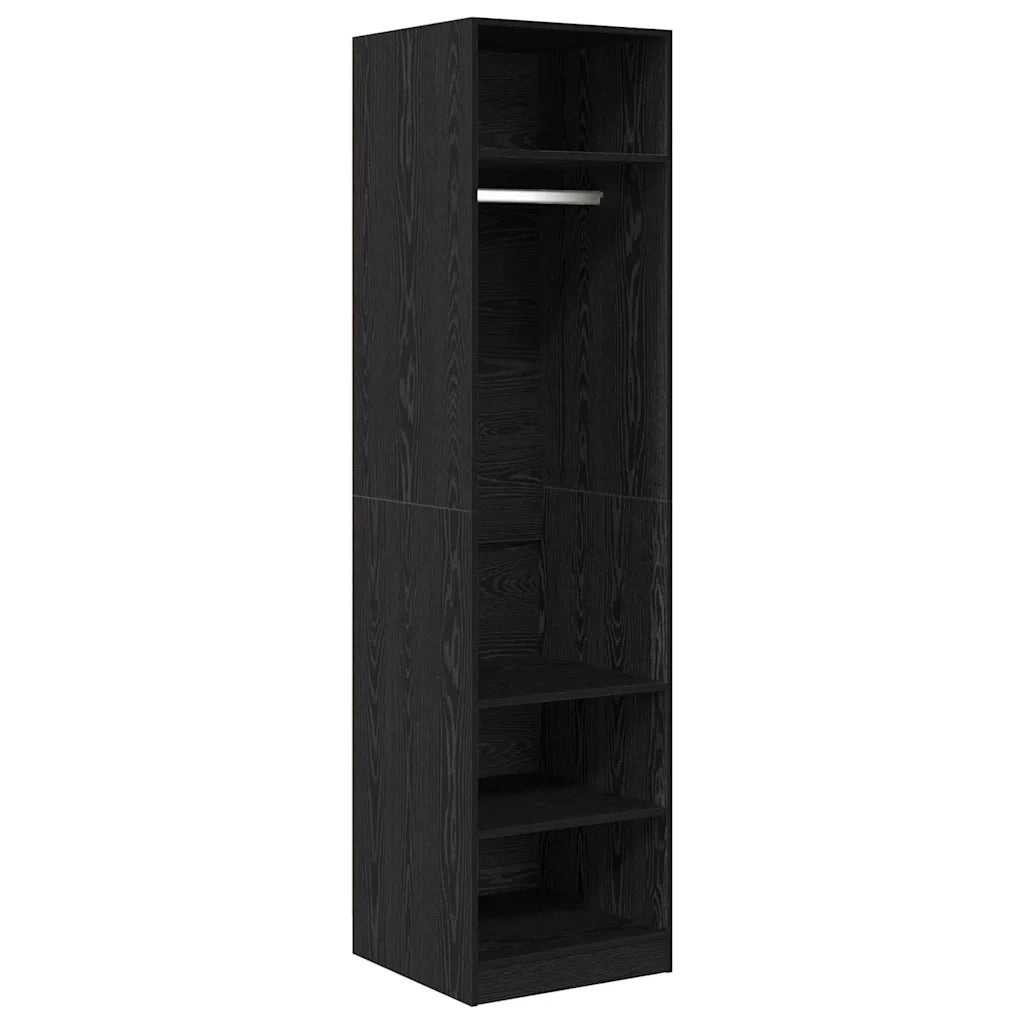 Guardaroba Rovere Nero 50 x 50 x 200 cm Legno multistrato