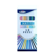 MATITE PASTELLO 12 PZ PER DISEGNARE O COLORARE IDEALI PER LA SCUOLA ADATTO PER OGNI ETÀ