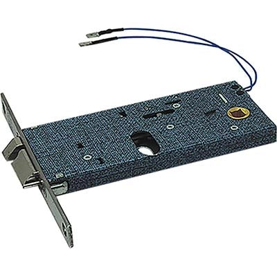 SERRATURA METALLO INFILARE ELETTRICA 788 OMEC  B.Q NICH F.MM 16 F.OVALE M1+SCR H.MM 64 E.MM 70