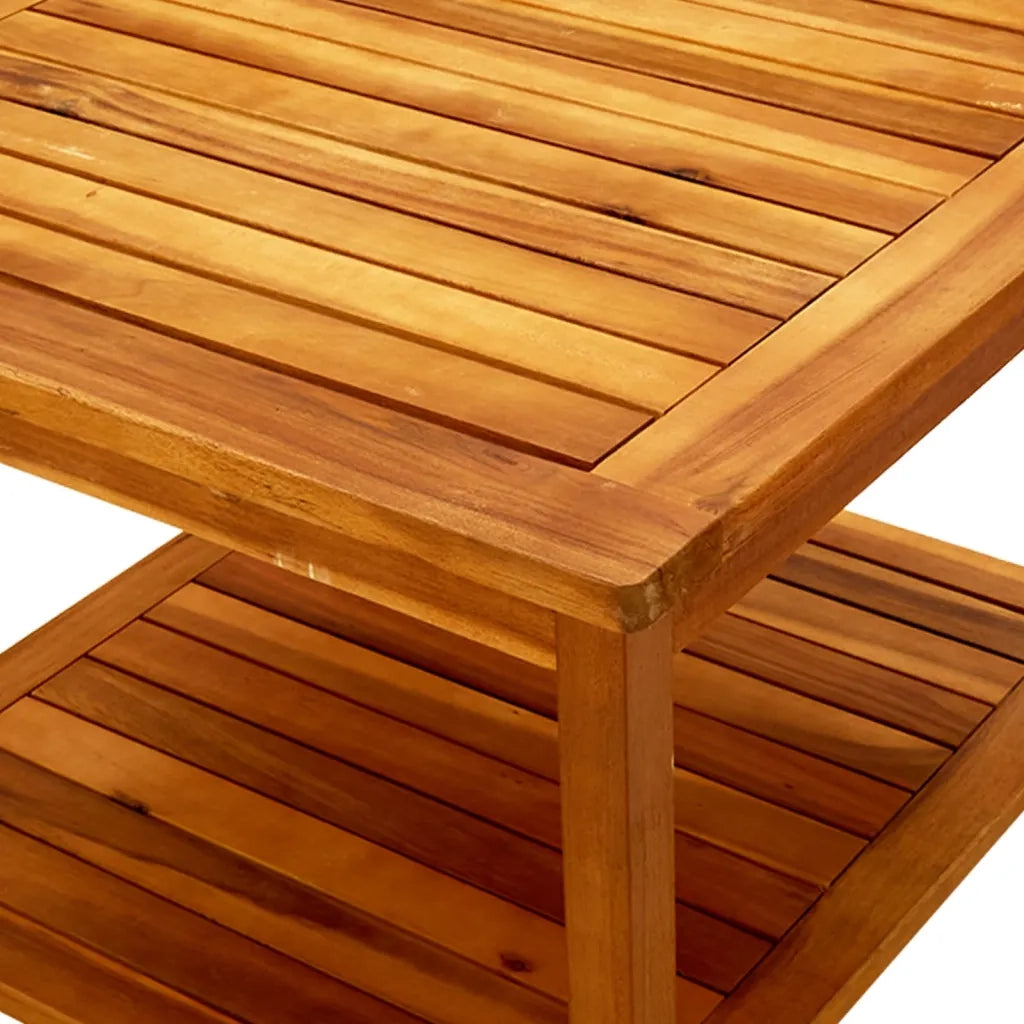 Tavolino da Salotto 60x60x45 cm in Legno Massello di Acacia 316403