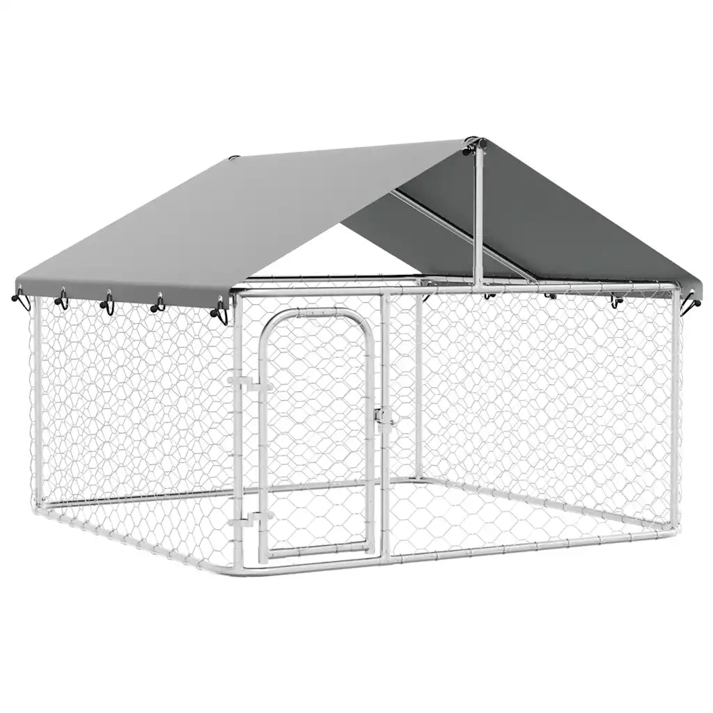 Canile da Esterno con Tetto 200x200x150 cm cod mxl 54521