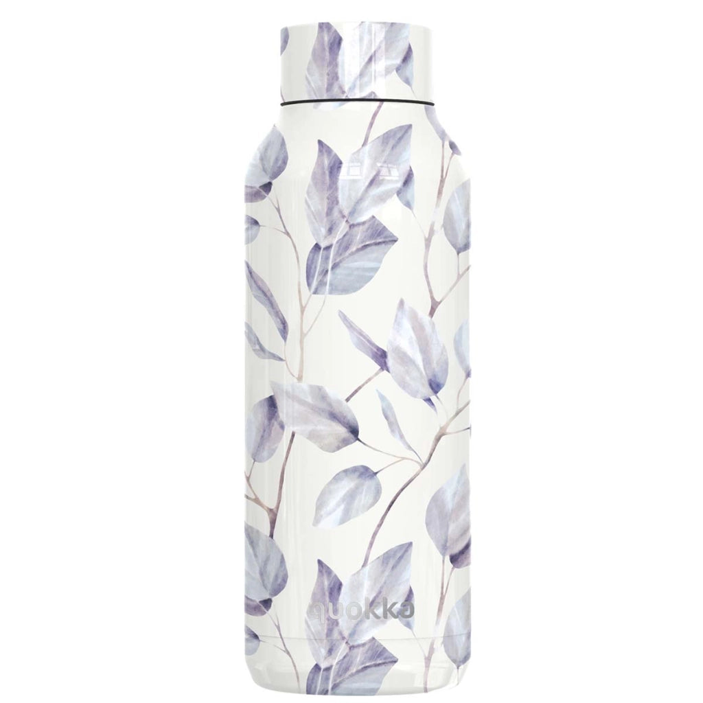 Bottiglia Termica 510 ml con Decorazione Floreale Bouquet Ermetica Grigio Quokka