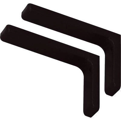 REGGIMENSOLA RICOPERTA LEONARDO BOLIS - ACCIAIO/PLASTICA NERO MM 120X80 CF=PZ 2- 5 confezioni