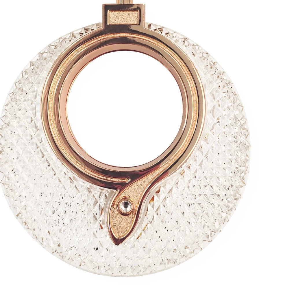 Lampadario A Sospensione In Cristallo Lhj110-1cp Light Rose Gold