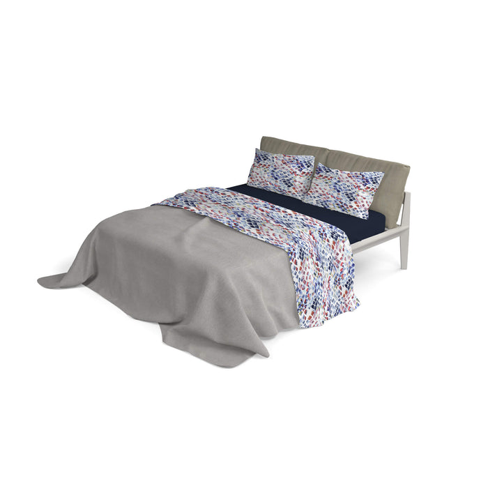 Set Lenzuola Singolo con Stampa Sopra Sotto e Federe Lena