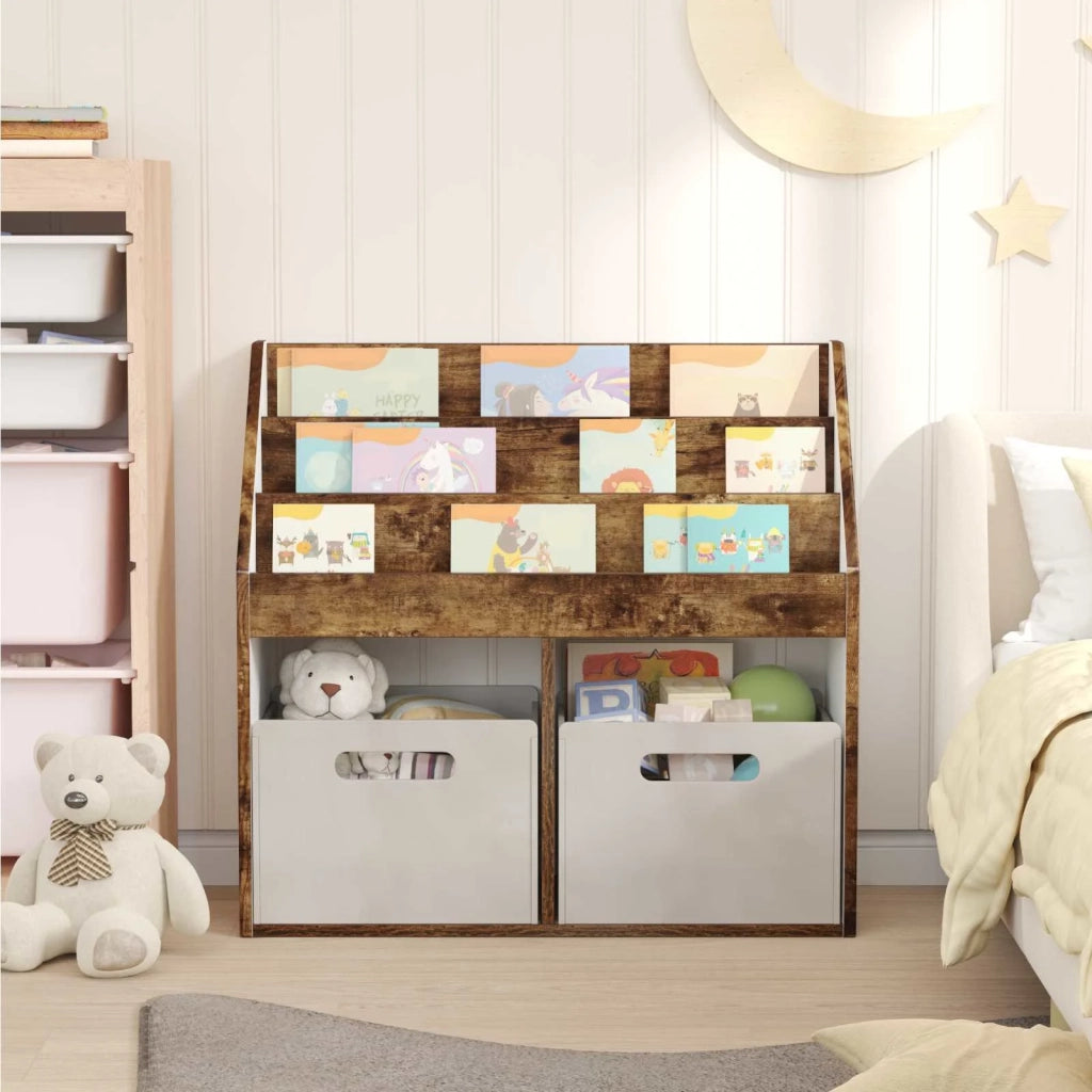 Libreria per Bambini Rovere fumé 72,5 x 29,5 x 69 cm 892384