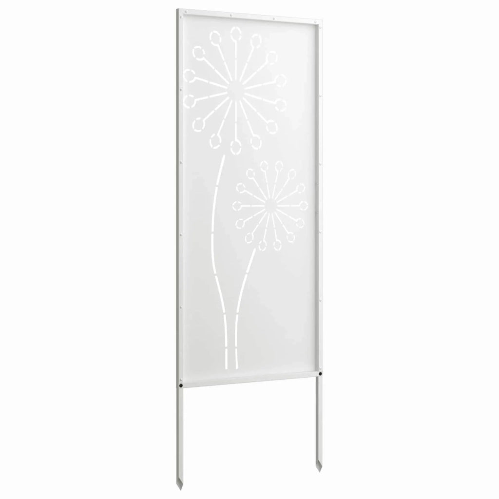 Schermo per privacy in giardino Traforo Bianco 50 x 140 cm CFW3583766
