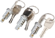 Set di sostituzione per slot della porta - Costruzione metallica robusta - MTC6504 - Resistente all'impatto - Resistente ai graffi - Resistente all'ossidazione - Lunga durata - Set di cilindri per slot della porta