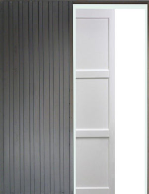 Korya' Bianco 3 pannelli scorrevoli larghezza 83 con sistema a rullo