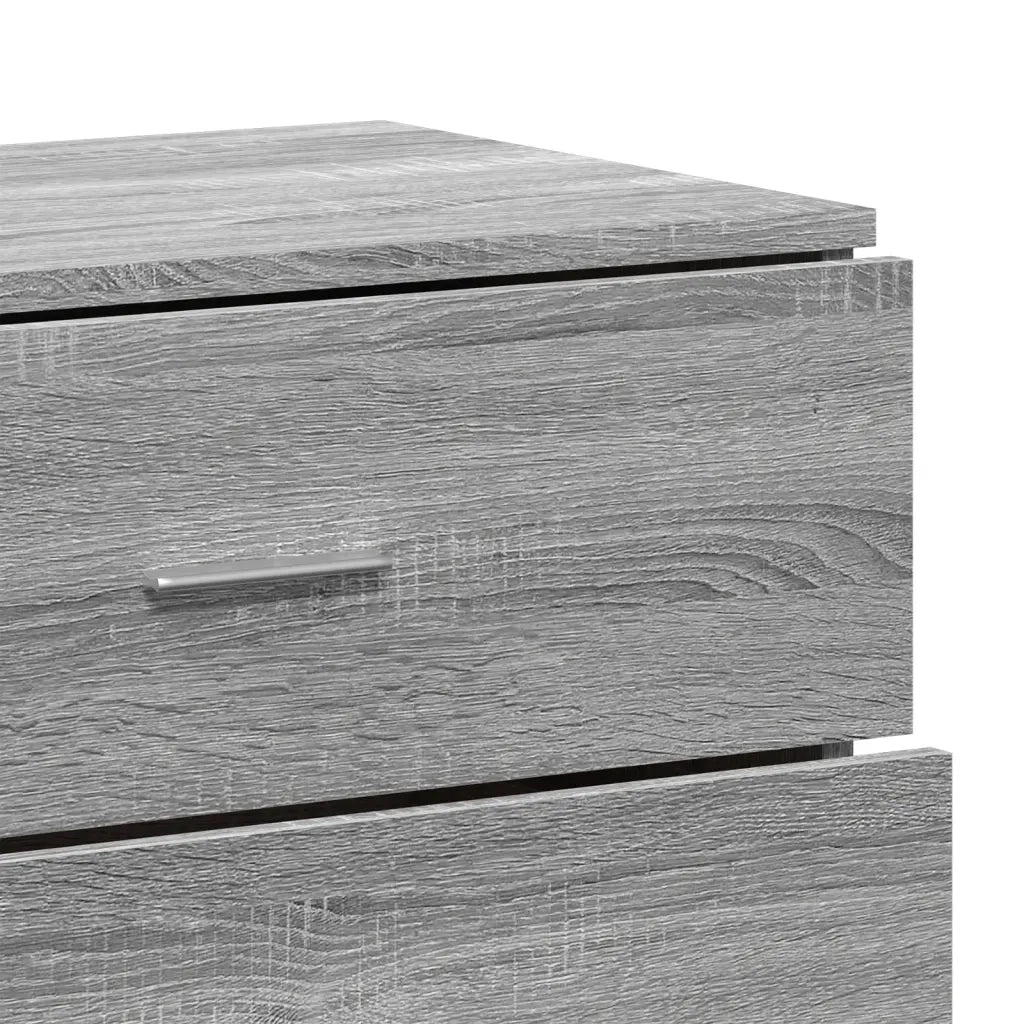 Credenze 3 pz | Madia | Buffet da pranzo | Armadio da pranzo Grigio Sonoma in Legno Multistrato