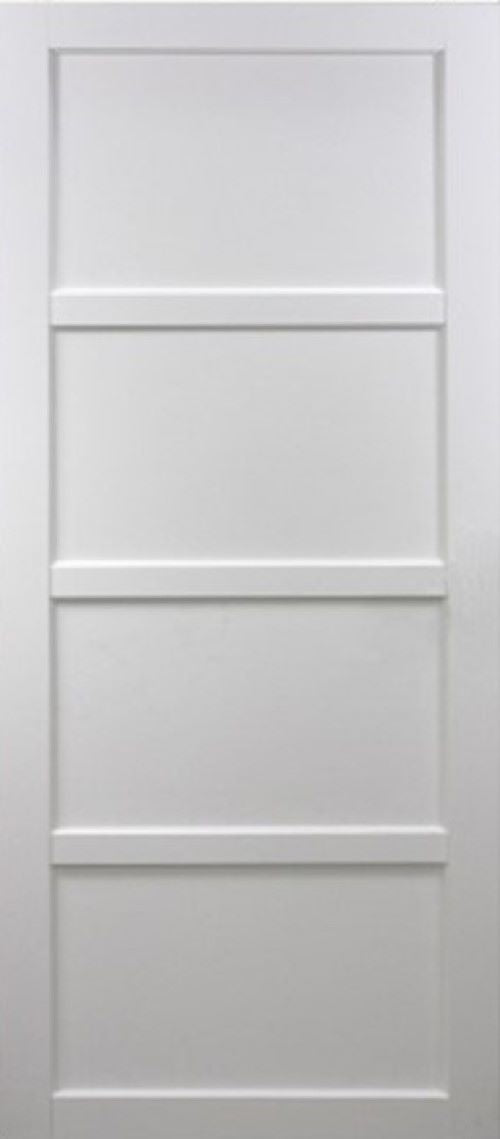 Porta scorrevole Tamera bianca larghezza 83 + 2 gusci installati