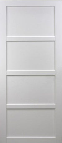 Porta scorrevole Tamera bianca larghezza 73 + 2 gusci installati