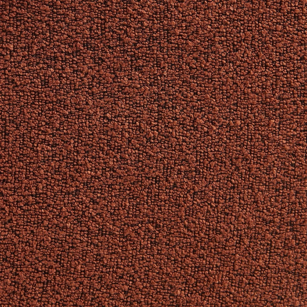 Poltrona in bouclé testurizzato, 2 posti, terracotta