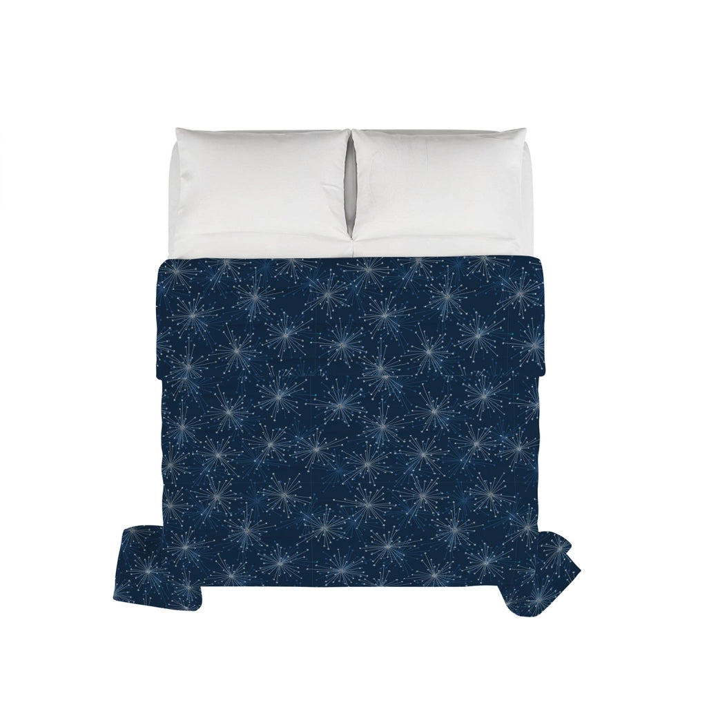 Trapuntino Double Face Matrimoniale 100gr con Stampa in Microfibra Fireworks