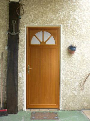 Porta di servizio in legno 'Pixos' 200X80 a destra a spinta (dimensioni tabella) senza maniglia