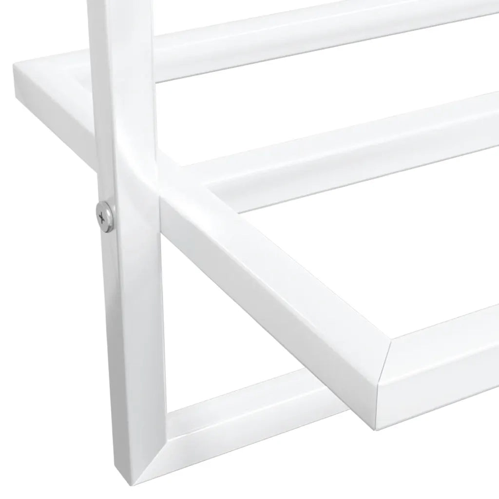 Portasciugamani Bianco 95x25x22 cm in Ferro CFW5631540