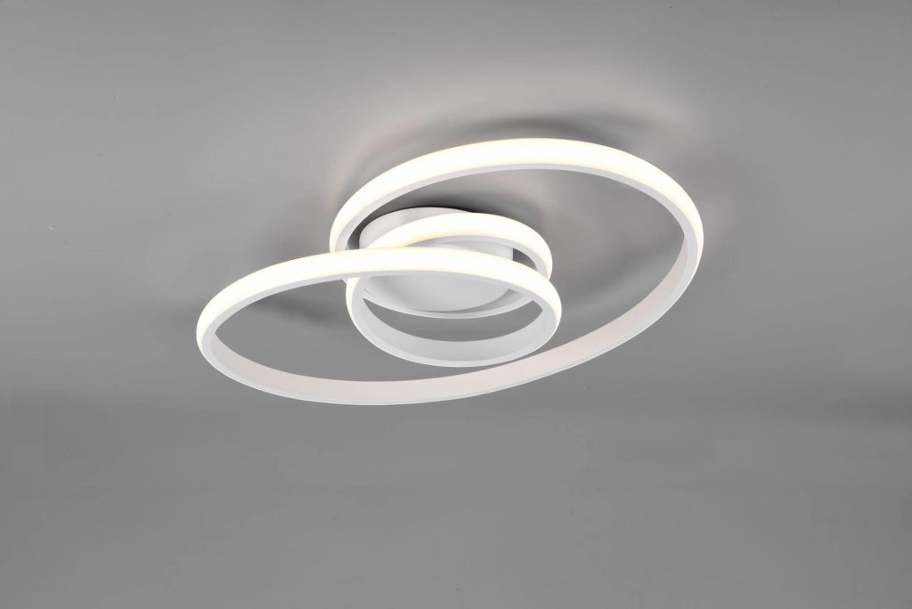 SANSA PLAFONIERA LED 18,5W 2150lm, 4000K INFINITO BIANCA DIMMERABILE CON INTERRUTTORE 53CM
