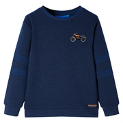 Felpa per Bambini Blu Marino MÃ©lange 104cod mxl 109326