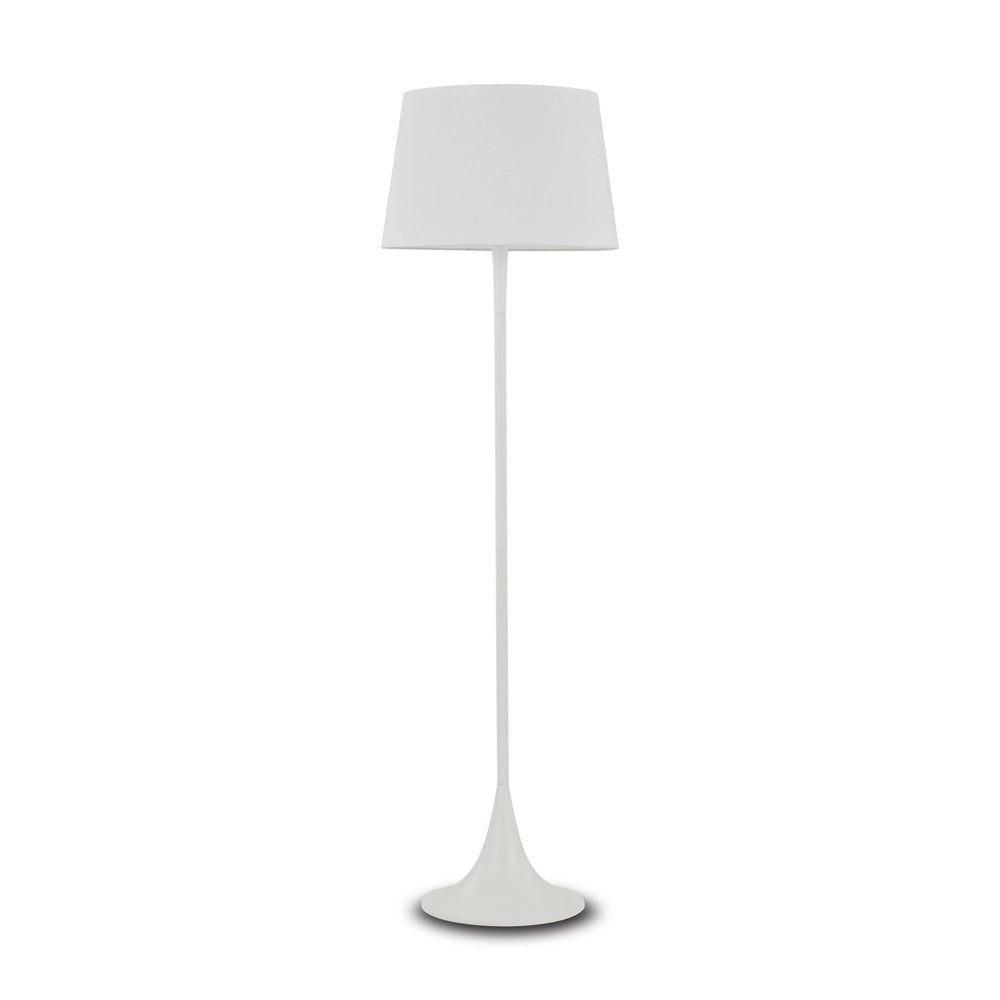 Piantana Moderna London Metallo Bianco 1 Luce E27