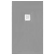 Piatto doccia rettangolare 70x190 cm effetto pietra marmoresina STONE grigio cemento FRANCIA